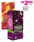 Liqui Fruit Assorted Carton-2Ltr Each