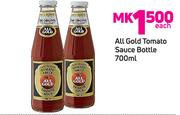 All Gold Tomato Sauce Bottle-700ml Each
