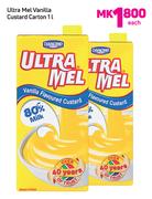 Ultra Mel Vanilla Custard Carton-1Ltr Each