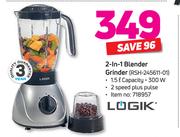 Logik 2 In 1 Blender Grinder RSH-245611-01