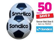 Sondico Soccer Ball Size 5-Each
