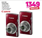 Canon IXUS 185 Camera Red-Each