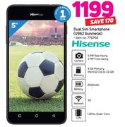 Hisense 5" Dual Sim Smartphone U962 Gunmetal