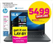 HP 15.6" Intel Celeron Notebook G6