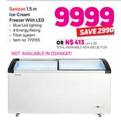 Sanicon1.5m Ice Cream Freezer With Led