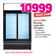 Sanicon Beverage Cooler With LED Lights-800Ltr