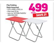 Flip Folding Desk Assorted-Each