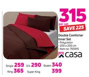 Casa Single Comforter Inner Set-Per Set