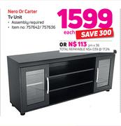 Nero Or Carter TV Unit-Each
