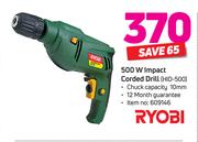 Ryobi 500W Impact Corded Drill HID 500