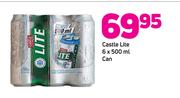 Castle Lite Can-6 x 500ml