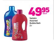 Satiskin Assorted Bubble Bath 2Ltr-Each