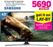 Samsung 43” Smart UHD TV 43MU7000