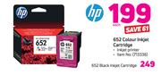 HP 652 Black Inkjet Cartridge