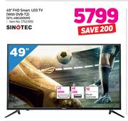 Sinotec 49" FHD Smart LED TV With DVB-T2 STL-49E2000M