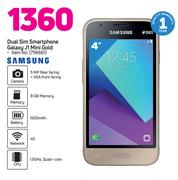 Samsung Dual SIM Smartphone Galaxy J1 Mini Gold