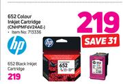 HP 652 Colour Inkjet Catridge CNHPMF6V24AE