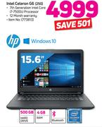 HP 15.6" Intel Celeron G6 250