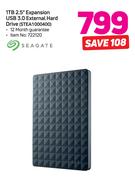 Seagate 1TB 2.5" Expansion USB 3.0 External Hard Drive STEA 1000400