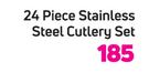 24 Piece Stainless Steel Cutlery Set