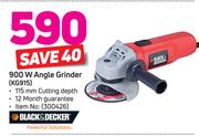 Black & Decker 900W Angle Grinder KG915