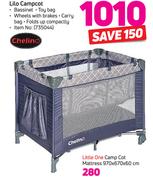 Little One Camp Cot Mattress 970 x 670 x 60cm 