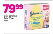 Extra Sensitive Baby Wipes 288s