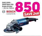 Bosch GWS 2000-2000 Watt 230 Angle Grinder
