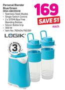 Logik Personal Blender Blue/Green RSH-080359 B-Each