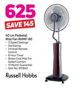 Russell Hobbs 40cm Pedestal Mist Fan RHMF-80
