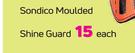 Sondico Moulded Shine Guard-Each