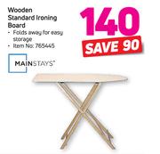 Mainstays Wooden Standard Ironing Board