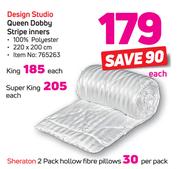 Sheraton 2-Pack Hollow Fibre Pillows-Per Pack