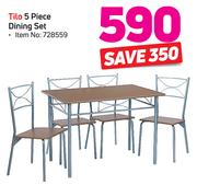 Tilo 5-Piece Dinning Set