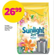 Sunlight Auto Washing Powder 2 In1 Bag-2kg