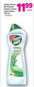 Handy Handy All Purpose Cleaner Lemon Fresh Bottle-750ml Each