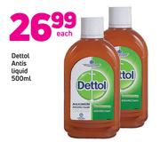 Dettol Antis Liquid-500ml Each