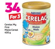 Cerelac My First Maize Cereal-3x400g
