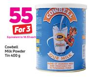 Cowbell Milk Powder Tin-3x400g