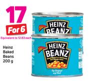 Heinz Baked Beans-6x200g
