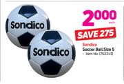 Sondico Soccer Ball Size 5-Each