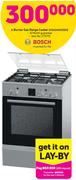Bosch 4 Burner Gas Range Cooker HGA24W255M