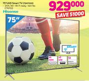 Hisense 75" UHD Smart TV 75M7000