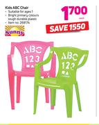 Sunny Kids ABC Chair-Each