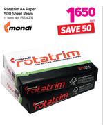 Mondi Rotatrim A4 Paper 500 Sheet Ream-Each