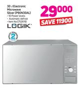 Logik 30Ltr Electronic Microwave (Silver) N90N30AL