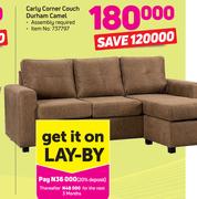 Carly Corner Couch Durham Camel