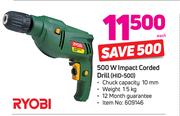 Ryobi 500W Impact Corded Drill HID-500-Each