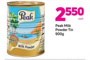 Peak Milk Powder Tin-900g Each