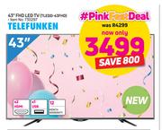Telefunken 43" FHD LED TV TLEDD-43FHD